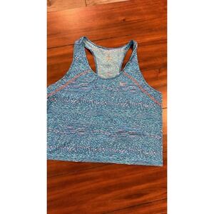 Nike Dri-FIT Tank Top Racerback Animal Print Athletic Sleeveless Large